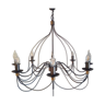 Wrought iron chandelier