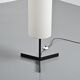 Lampadaire en papier de riz et métal, attribué à Temde, circa 1970