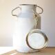1940s white milk can