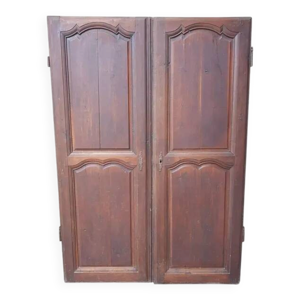 Portes anciennes de placard - mural