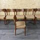 6 teak dining chairs from the 60s/70s by Niels O. Möller for J.L. Møllers 60s