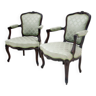 Paire de fauteuils, France, vers 1870.