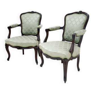 Pair of armchairs, France, circa 1870.