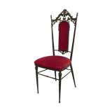 Hollywood Regency style chair, Chiavari