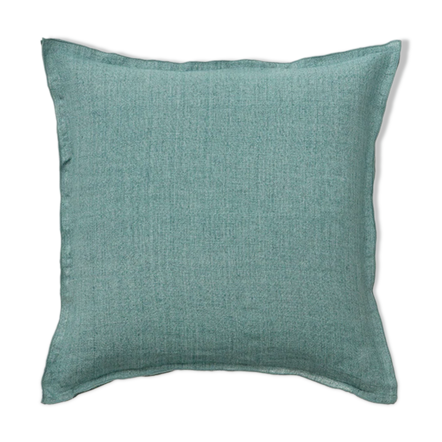 Coussin en lin 50x50cm vert d'eau