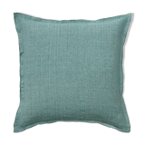 Coussin en lin 50x50cm vert d'eau