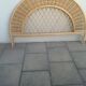 Rattan headboard