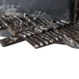 Poliarte Brutalist Wall Lamp by Albano Poli, 1970