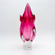 XXL Vase Josef Hospodka Chřibská Bohemian Crystal Rose 60s