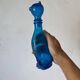Carafe empoli chat bleu années 60-70