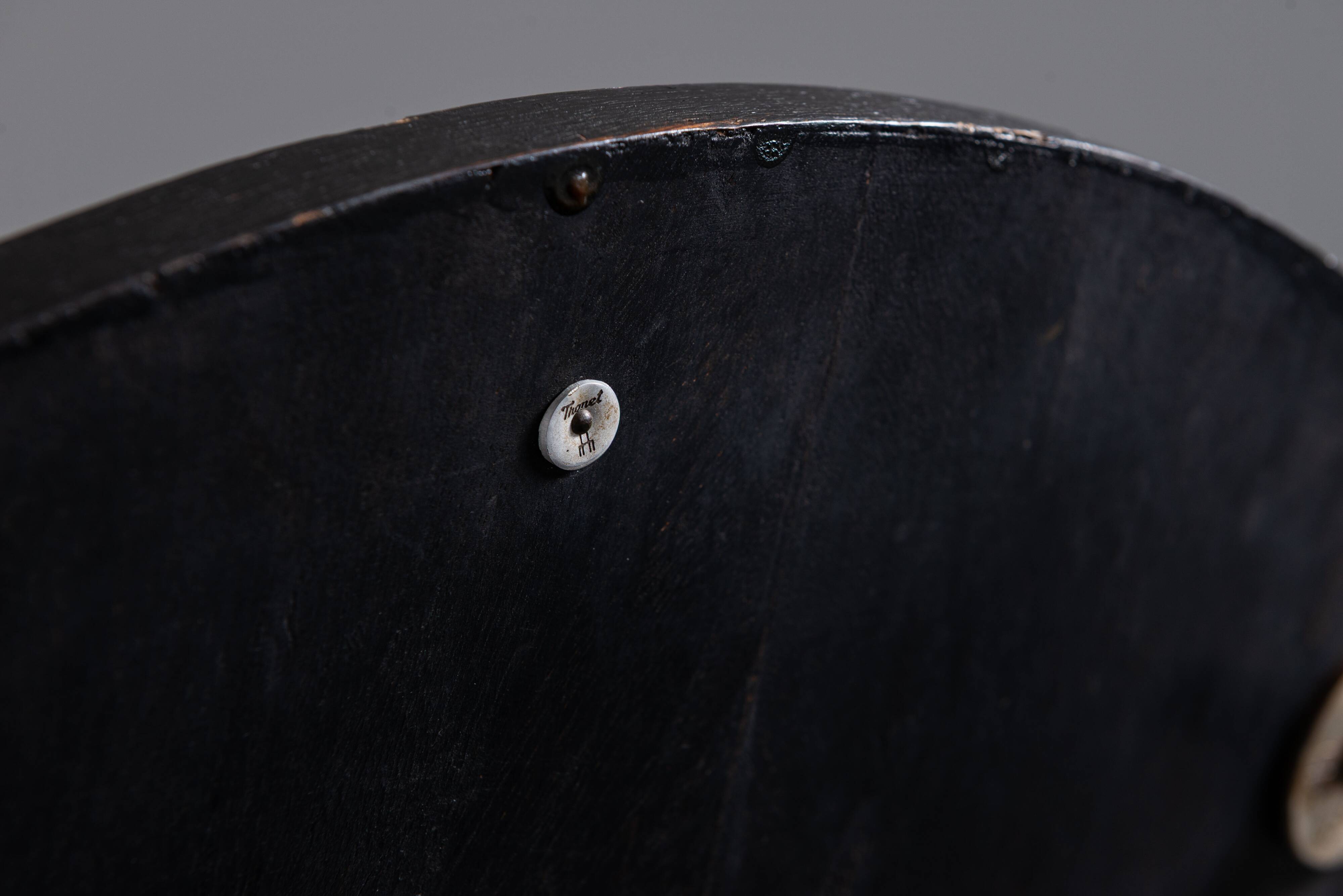 Thonet coffee table with tubular frame