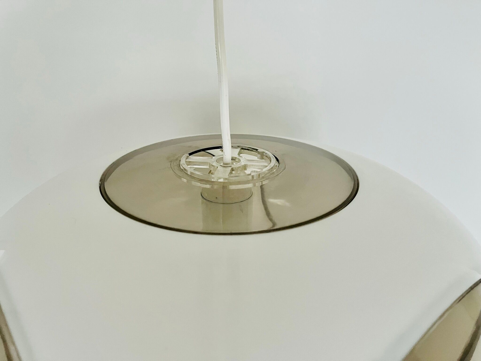 Vintage White Bug Eye - Space Age Pendant - Massive