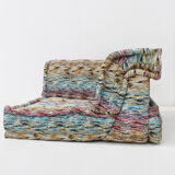 Roche Bobois Mah Jong modular sofa Missoni fabric design by Hans Hopfer