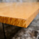 Coffee table bar in ash burl, Paul Michel for Roche Bobois, 1980.