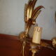 2 wall sconces Golden EPIs of ble 1950 1960