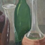 Tableau huile sur toile « transparences »