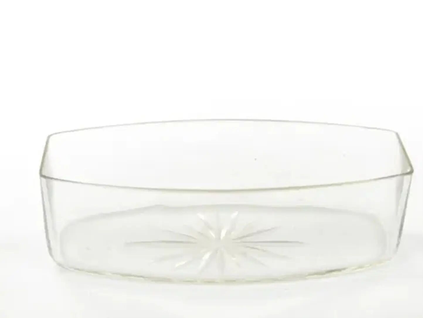 Jardinière Art Déco, laiton argenté, verre, Allemagne, années 1930