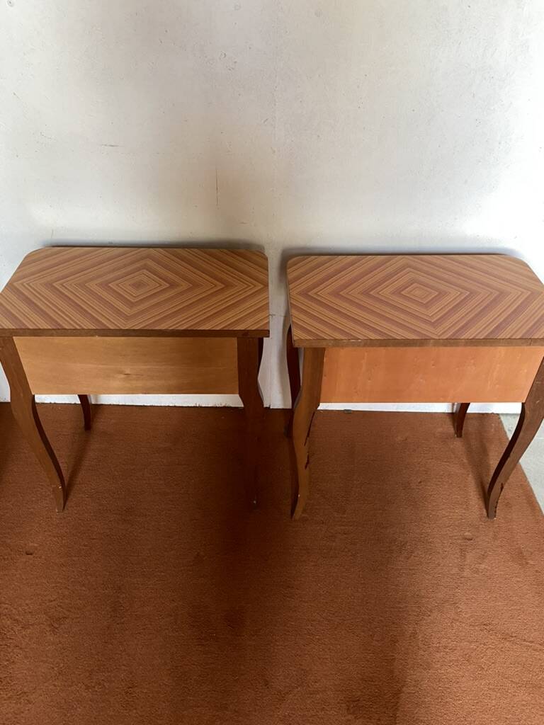 Pair of Vintage Bedside Tables