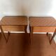 Paire de tables de chevet Vintage