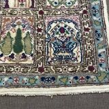 Handmade Moroccan wool rug - 1m64 x 95cm.