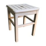Wooden workshop stool