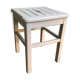 Wooden workshop stool
