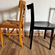 Set of 4 mismatched chairs