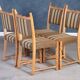 Chaises Vintage en Chêne, Danemark, 1960s, Set de 4