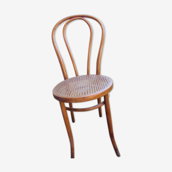 Turned wooden chair
