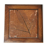 Underside of flat sheets wood and tile