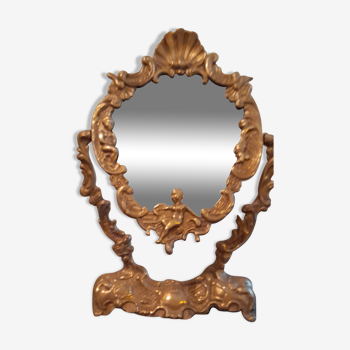 Mirror style Louis XV adjustable dressing table