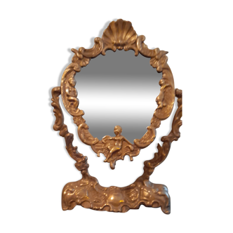Miroir style Louis XV orientable de coiffeuse