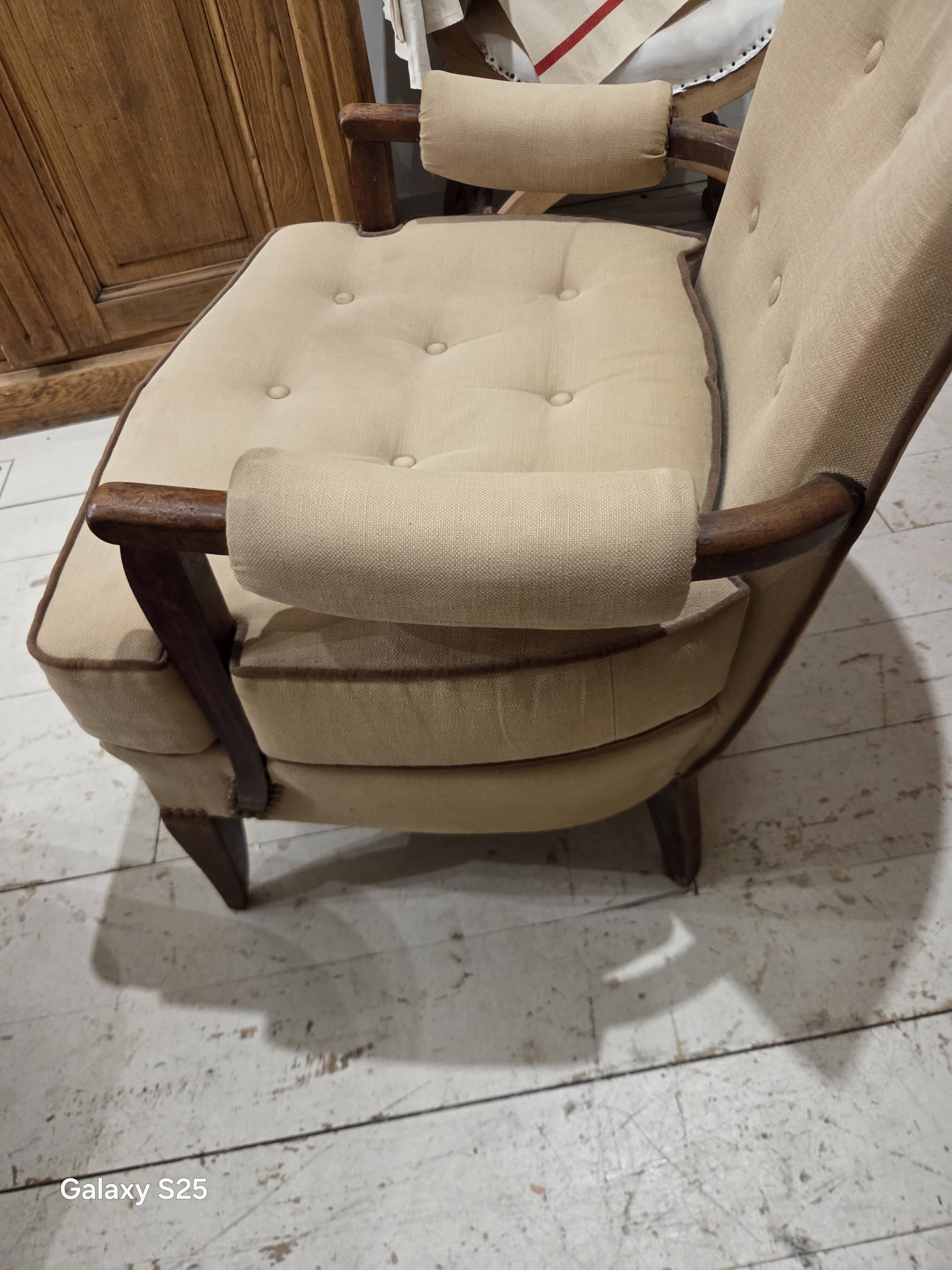 Fauteuil beige