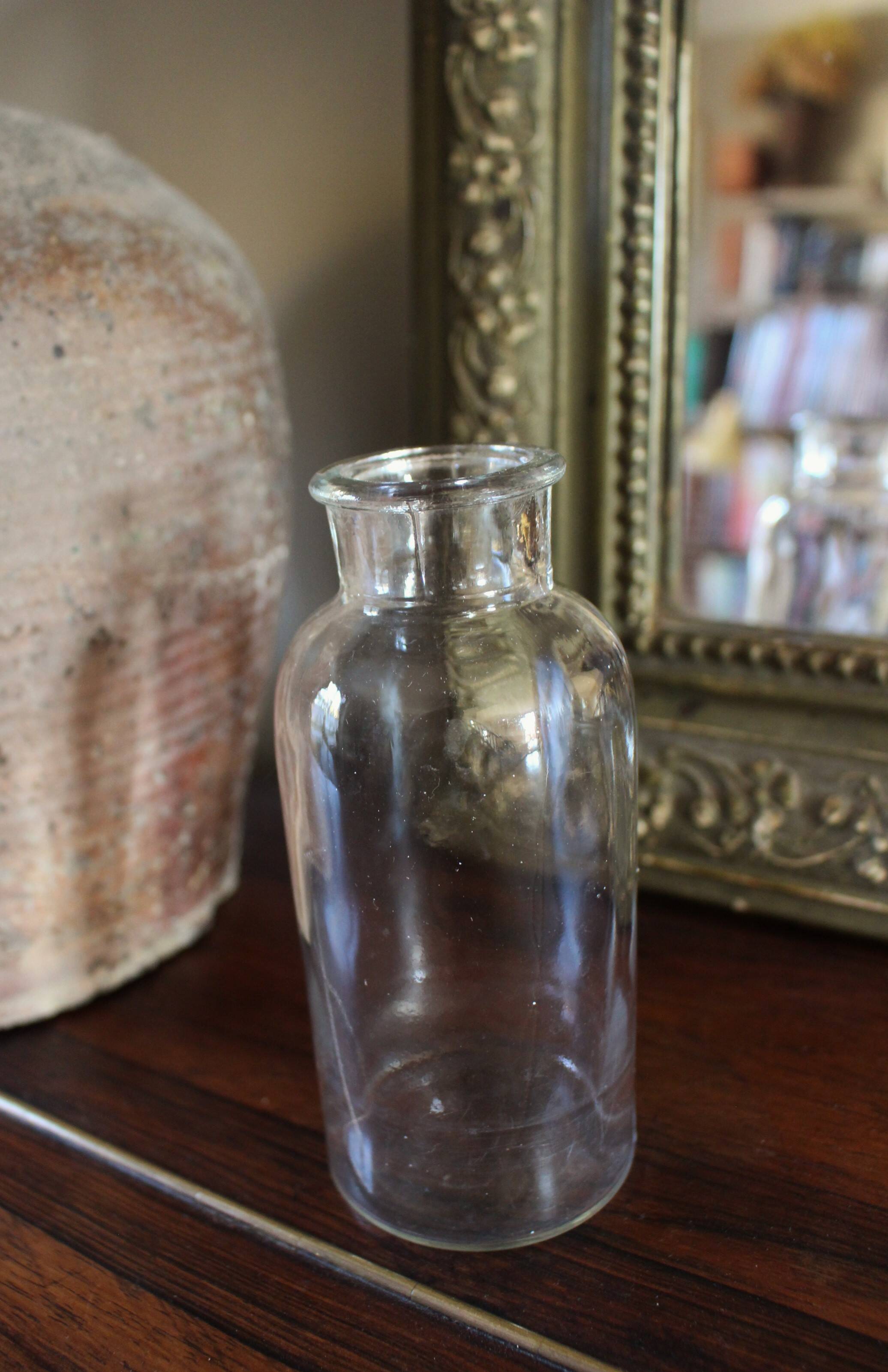 Vase Flacon en verre transparent Déco Détournement