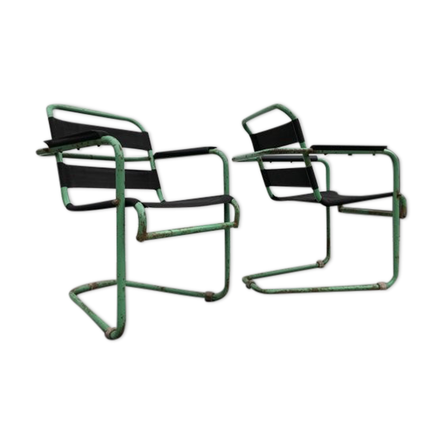 Set de 2 chaises de jardin par Hoste Huub, 1930s