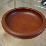 Teak platter, Danish design, 1960s, manufacture: Denmark
