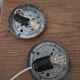 Pair of Vianne glass ceiling lights