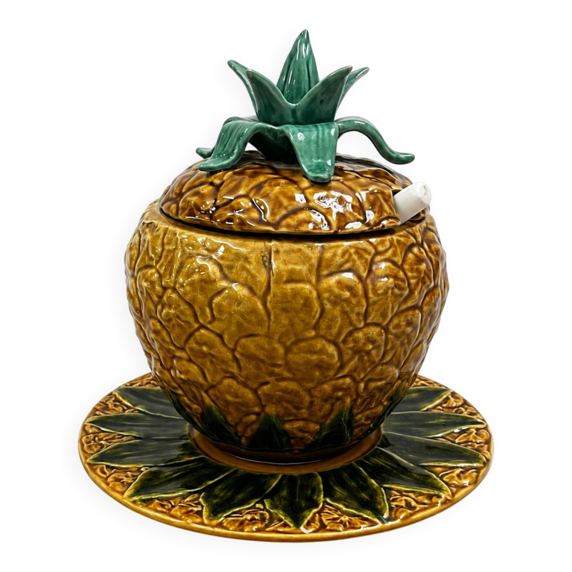 Pineapple trompe l'œil soup tureen - 1960