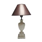 Art Deco alabaster bedside lamp, Belgium, 1950s