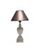 Art Deco alabaster bedside lamp, Belgium, 1950s