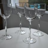 4 verres à vin anciens