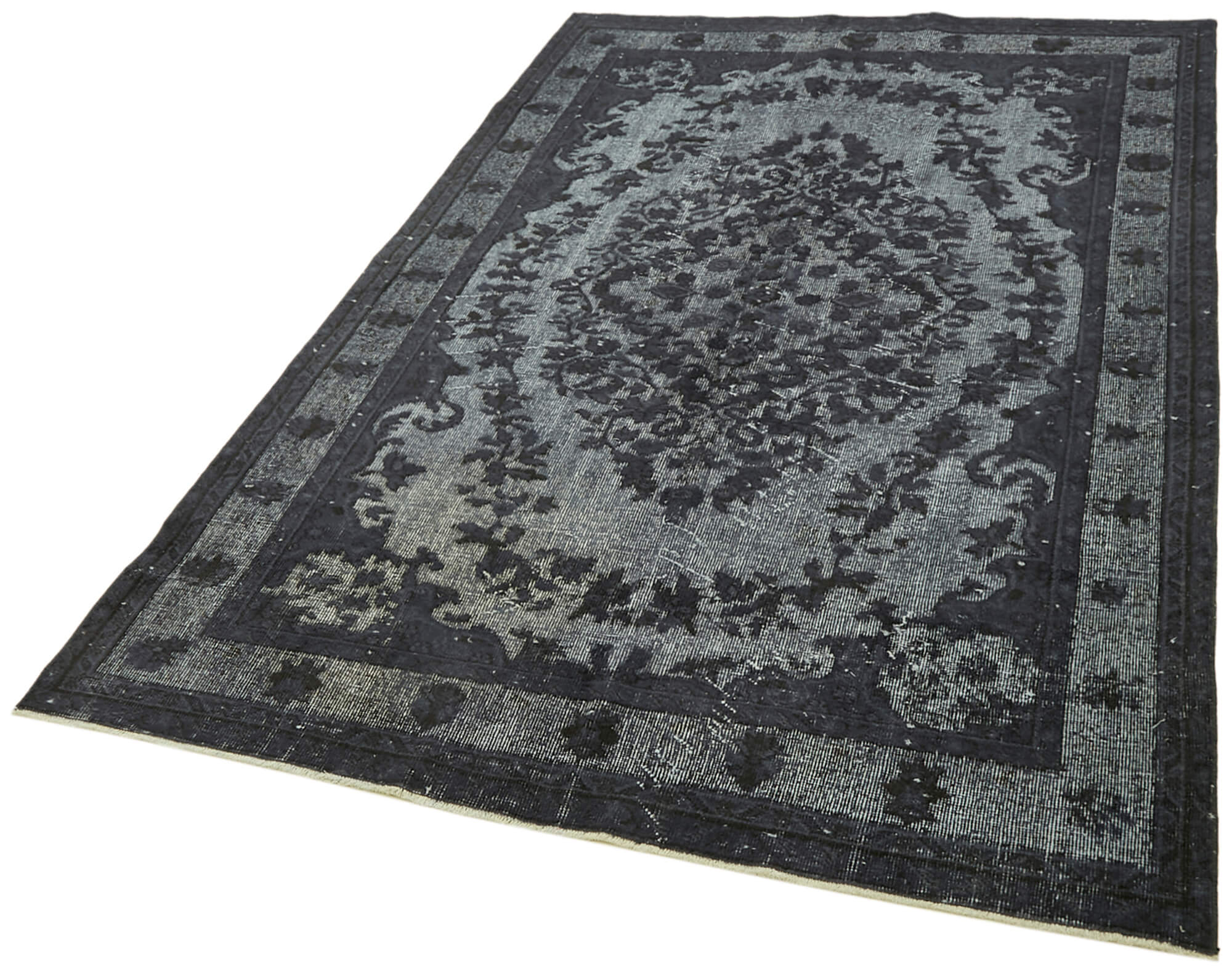 Tapis anatolien antique noué à la main des années 1970 176 cm x 263 cm