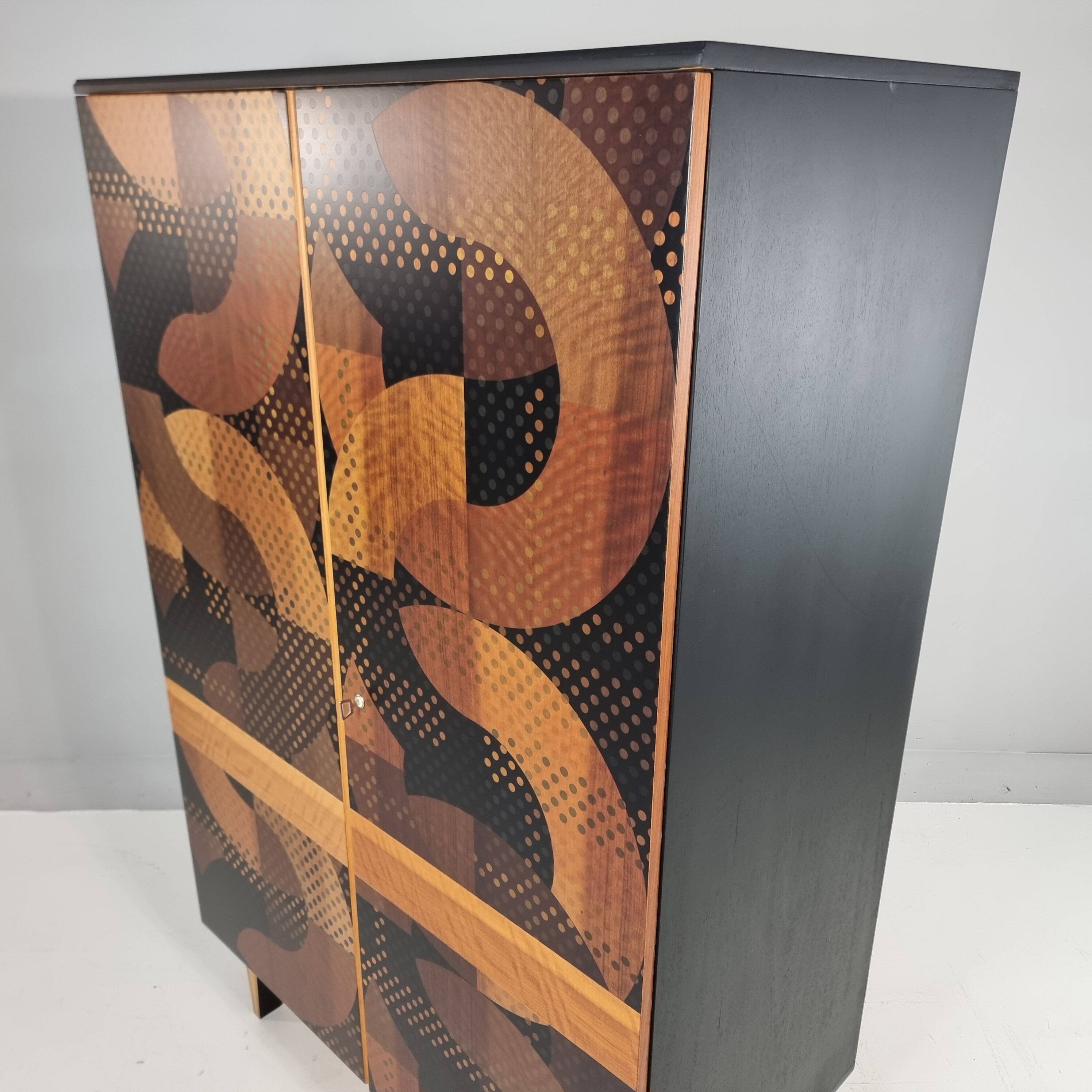 Vintage Beech Wardrobe, 1970s