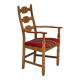 1960s, Danish design, armchair, oak wood, furniture wool.