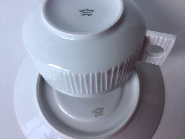 Tasse thé ou déjeuner et sous-tasse Haviland1950