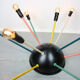 Mid-century Colourful Sputnik Chandelier, 50s