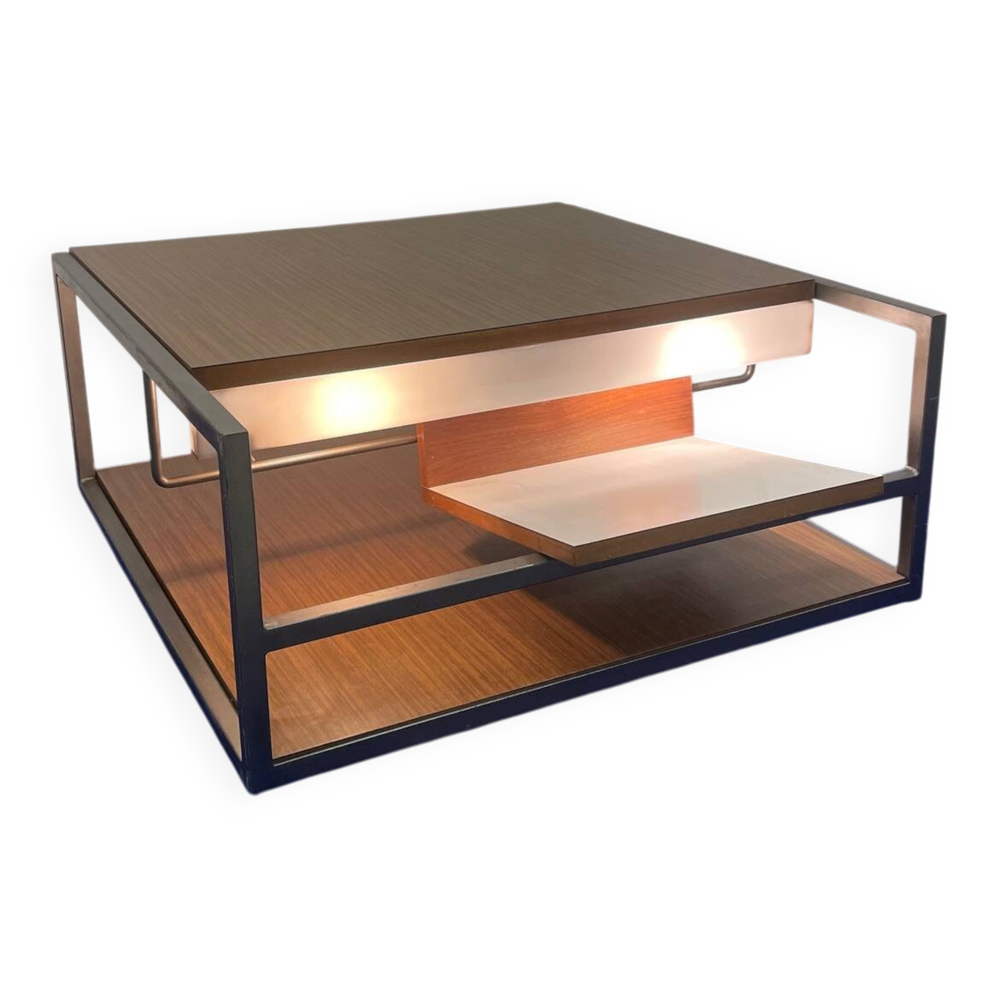 Table basse éclairante, Ed. E.F.A, Georges Frydman