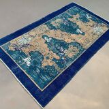 Vintage turkish rug 225x145 cm carpet