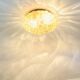 Large Mid-Century Amber Bubble Glass Ceiling Light by Helena Tynell, 1960s