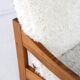 Pine armchair 'Gassel' Cream | one off a kind designer chair custom made